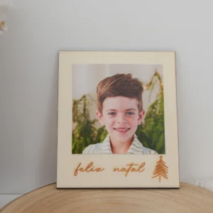 Íman em madeira 9x10 — Feliz Natal