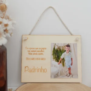 Moldura em Madeira 15x11 — Padrinho